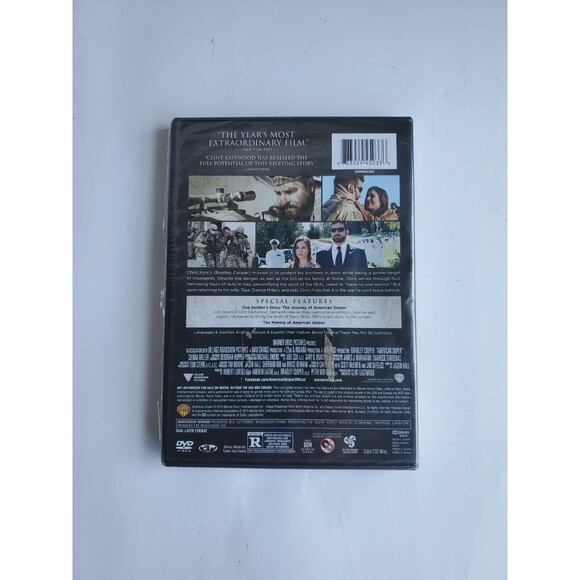 American Sniper DVD Sealed New In Package With Bonus Disc - Picture 2 of 2